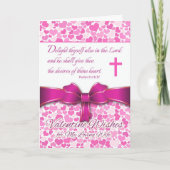 妻、賛美歌の37:4の詩のための宗教バレンタイン シーズンカード (正面)