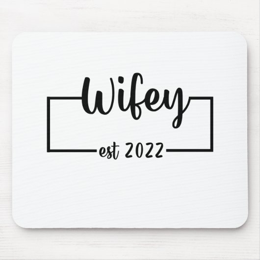 妻 2022 年予定 結婚式 花嫁 になる 卒花パーティー マウスパッド (正面)