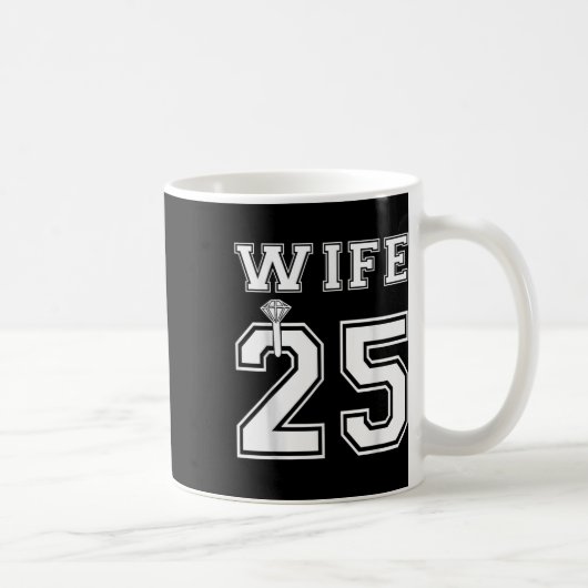 妻 2025 年 夫とのお見合い・婚約パーティー・ハネムーン コーヒーマグカップ (右)