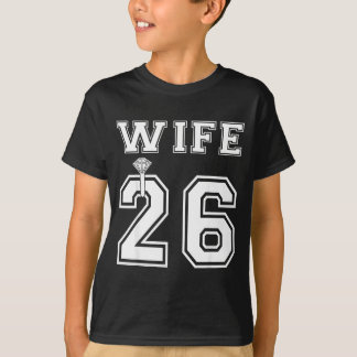 妻 2026 年夫とのお見合い・婚約パーティー Tシャツ