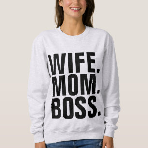 妻MOMボスTシャツティー スウェットシャツ