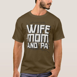 妻MOM PA医師アシスタント引用文通りマップ Tシャツ