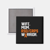 妻Mom Rsd Crps戦士認識度Get Well Recov マグネット (正面/裏面)