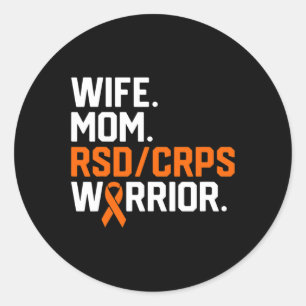 妻Mom Rsd Crps戦士認識度Get Well Recov ラウンドシール