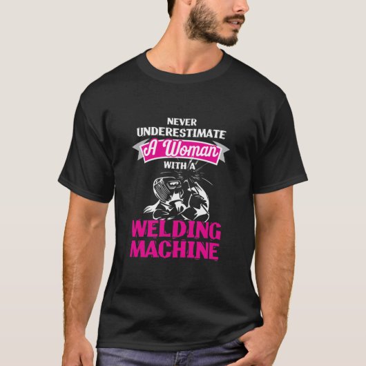 妻Tのためのウェルダーデザイン Tシャツ (正面)