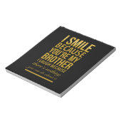 姉おもしろいの兄弟の誕生日プレゼント ノートパッド (回転)