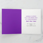 姉おもしろい誕生日カード カード (内部)