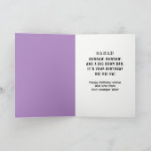 姉おもしろい誕生日 カード (内部)