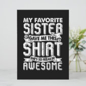 姉お気に入りのさん与えこのシャツ兄弟キッズ カード (スタンド正面)