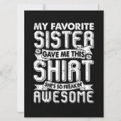 姉お気に入りのさん与えこのシャツ兄弟キッズ カード