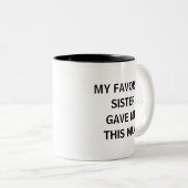 姉お気に入りのさ与えん ツートーンマグカップ (正面右)