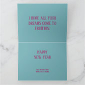 姉からの2024年新年のご挨拶 カード (内部)