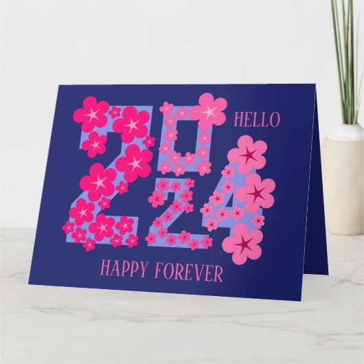 姉からの2024年新年のご挨拶 カード (正面)