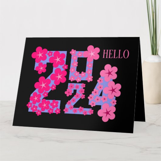 姉からの2024年新年のご挨拶 カード (正面)