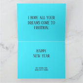 姉からの2024年新年のご挨拶 カード (内部)