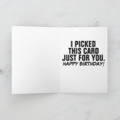 姉から姉の鼻を選おもしろいぶカードまで カード (内部)