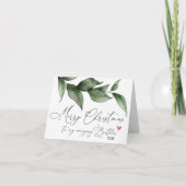 姉から弟へ贈られた聖降誕祭お目出とう カード (正面)