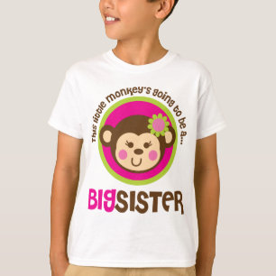 姉があることを行っている小さい猿 Tシャツ
