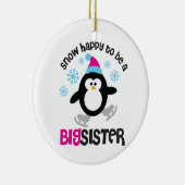 姉があること幸せな雪 セラミックオーナメント (右)