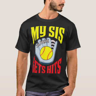 姉がソフトボールの妹の弟に当たる Tシャツ