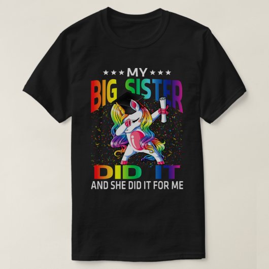 姉が作ってくれてユニコ院生の為に Tシャツ (デザイン正面)