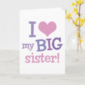 姉が大好き カード (黄色い花)