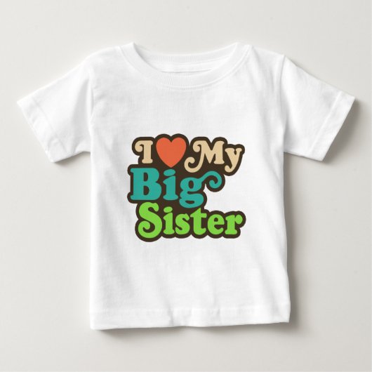姉が大好き ベビーTシャツ (正面)