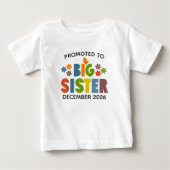 姉さん昇格のお知らせ ベビーTシャツ (正面)