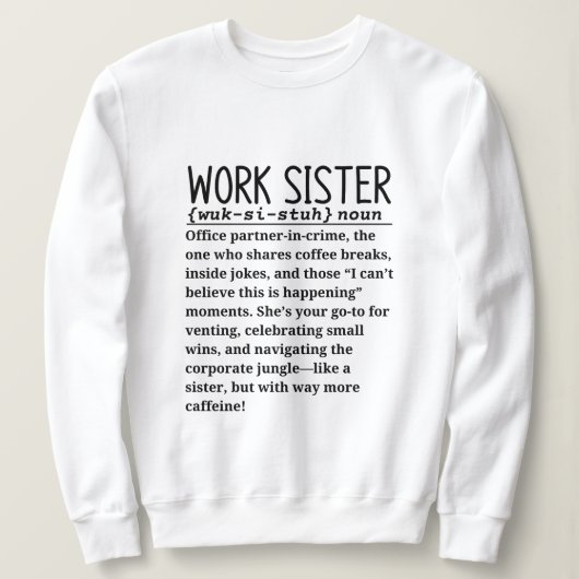 姉さん スウェットシャツ (デザイン正面)