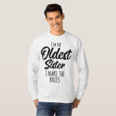 姉ちゃんがSiblのルールをおもしろい作る Tシャツ (正面フル)