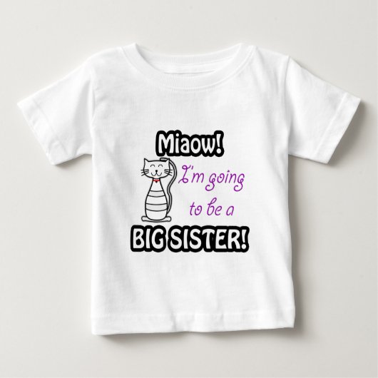 姉ちゃんのTシャツになる ベビーTシャツ (正面)
