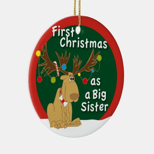 姉として初めてのクリスマス セラミックオーナメント (右)