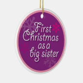 姉として初めてのクリスマス セラミックオーナメント (右)