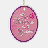 姉として初めてのクリスマス セラミックオーナメント (右)