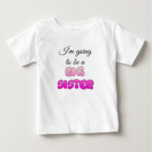 姉になるお知らせドレス ベビーTシャツ