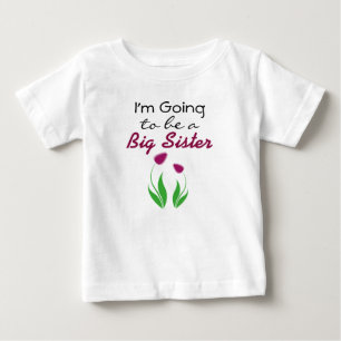 姉になる発表ドレス ベビーTシャツ