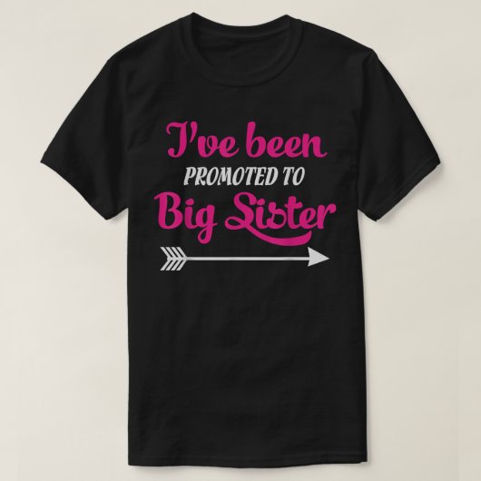 姉に昇進した Tシャツ (デザイン正面)