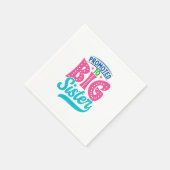 姉に昇進し、新生児姉リビール スタンダードカクテルナプキン (角)