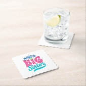 姉に昇進し、新生児姉リビール ペーパーコースター (インサイチュ)