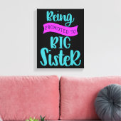 姉に昇進する キャンバスプリント (インサイチュ (リビング))