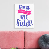 姉に昇進する キャンバスプリント (インサイチュ (リビング))