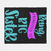 姉に昇進する フリースブランケット (正面(横))