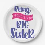 姉に昇進する ペーパープレート (正面)