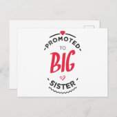 姉に昇進する ポストカード (正面/裏面)
