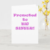 姉に昇進 カード (黄色い花)