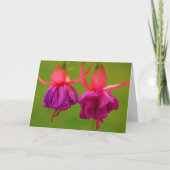 姉のがん応援フラワーギフト カード (正面)