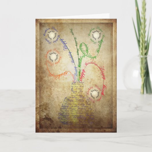 姉のグンギーの誕生日カード カード (正面)