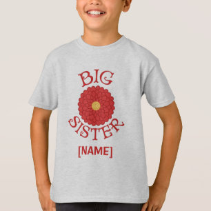 姉のダリアの花のTシャツ Tシャツ