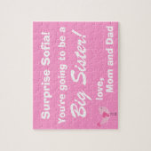 姉のピンクの鳥の驚きのパズル ジグソーパズル (縦)