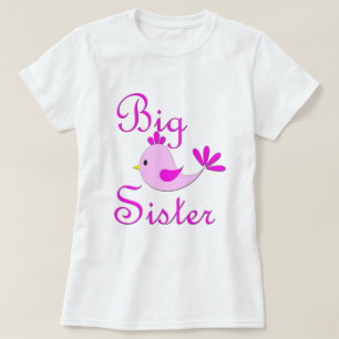 姉のピンクの鳥 Tシャツ